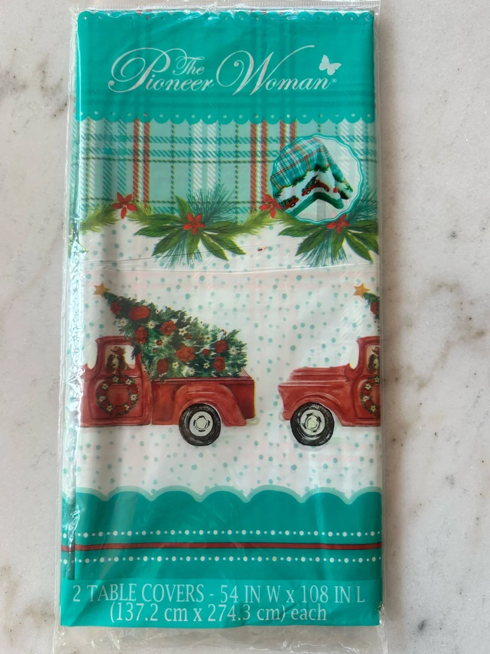 NWT Set of Holiday Tablecloths | Pumpkin 'Trick or Treat' & Christmas tablecloth